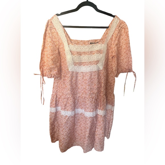 Maje NWT Printed lace braid dress Size 40 (US size Large) - Picture 8 of 16